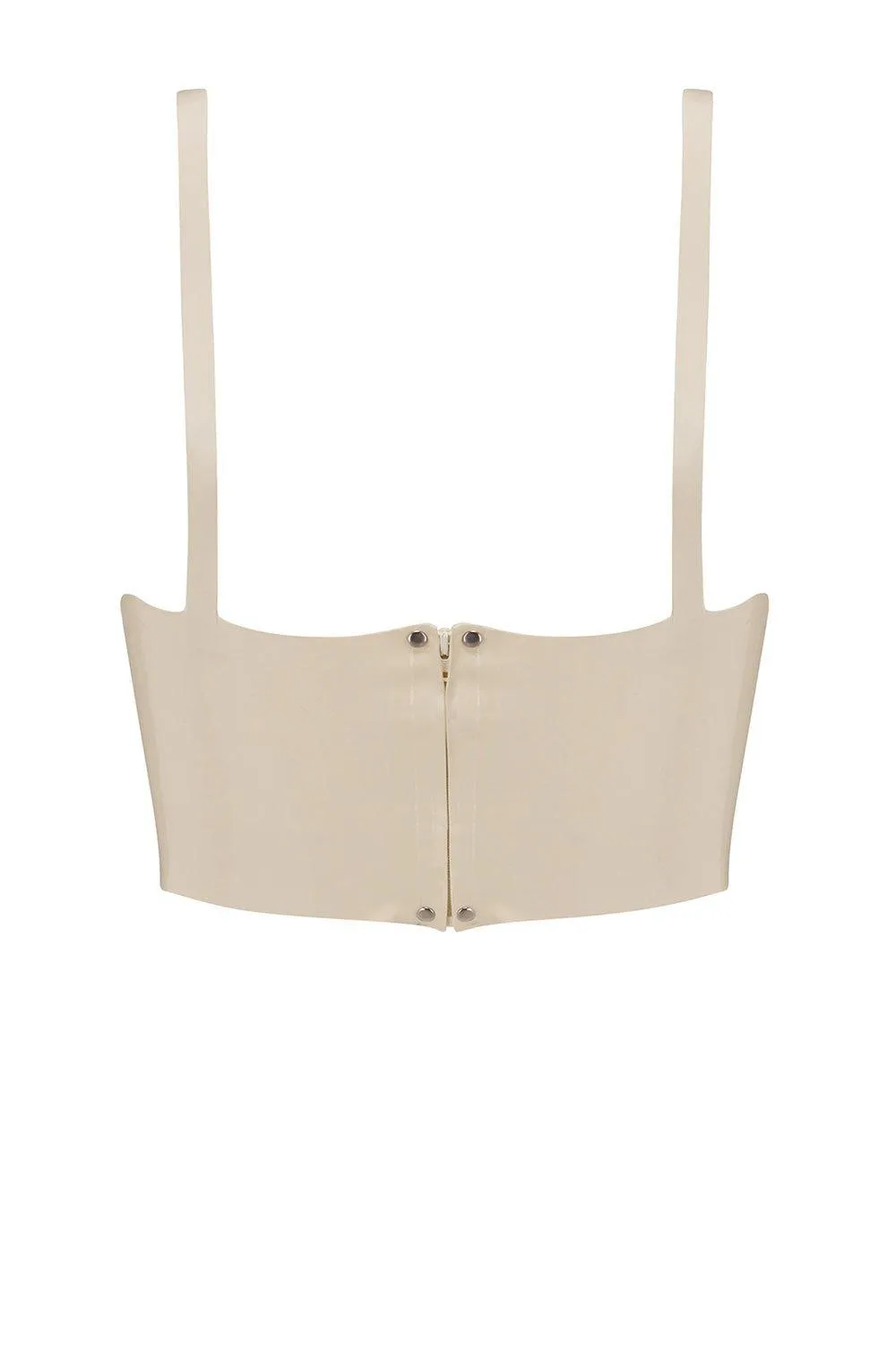 Latex Full Cup Longline Bra