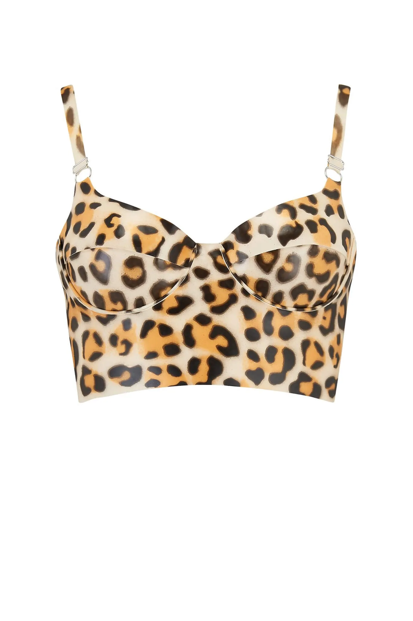 Latex Full Cup Longline Bra