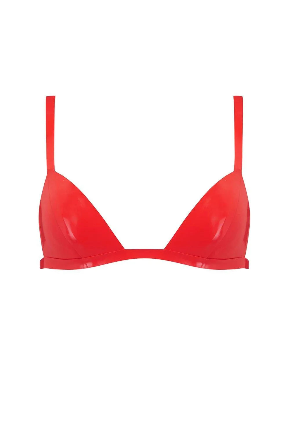 Latex Triangle Bra