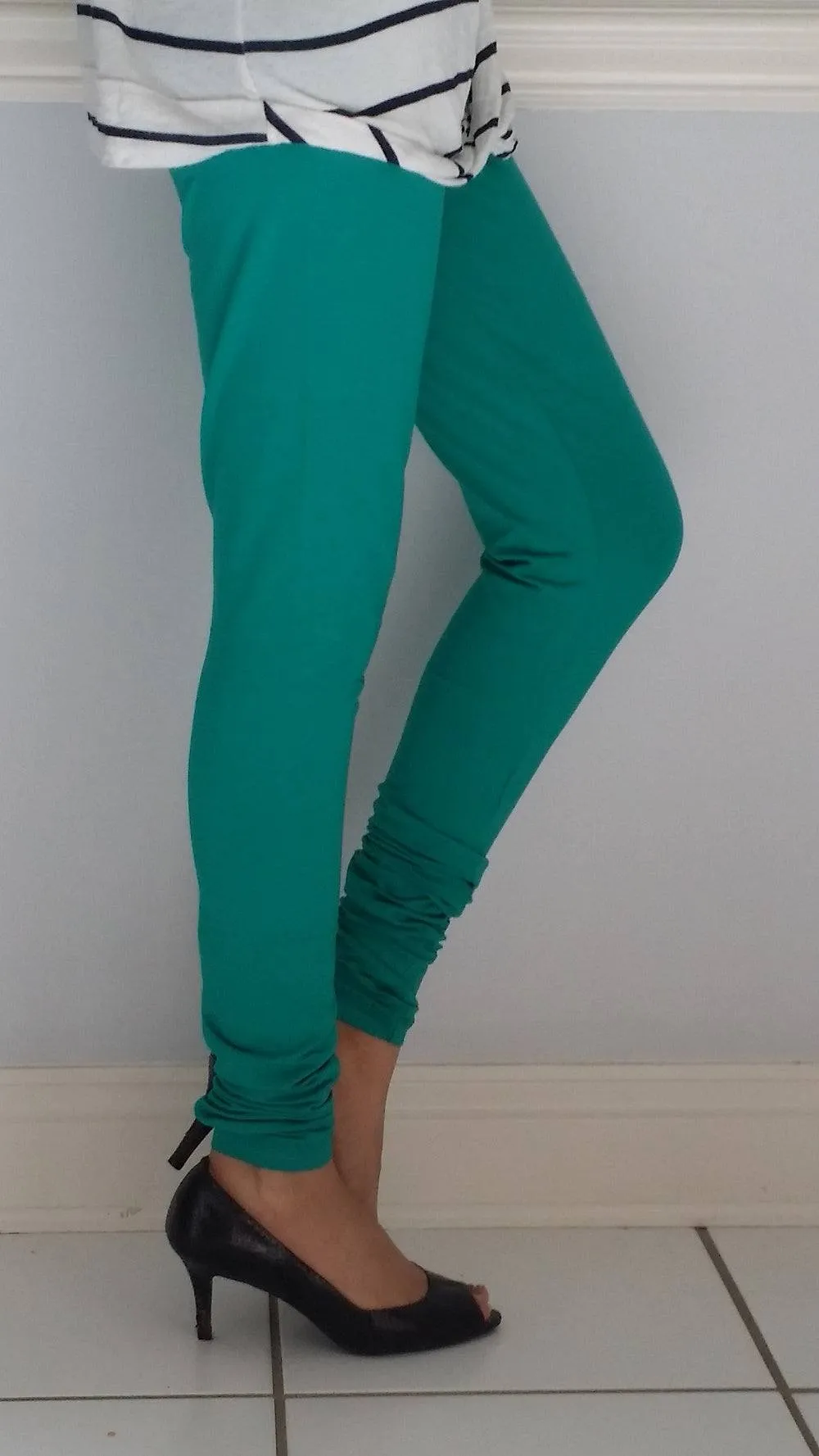 Leggings - Churidar - Peacock Green