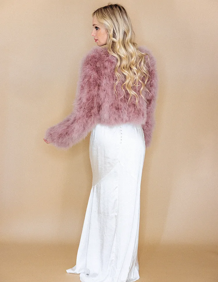 Lola - Crop Jacket in Raspberry