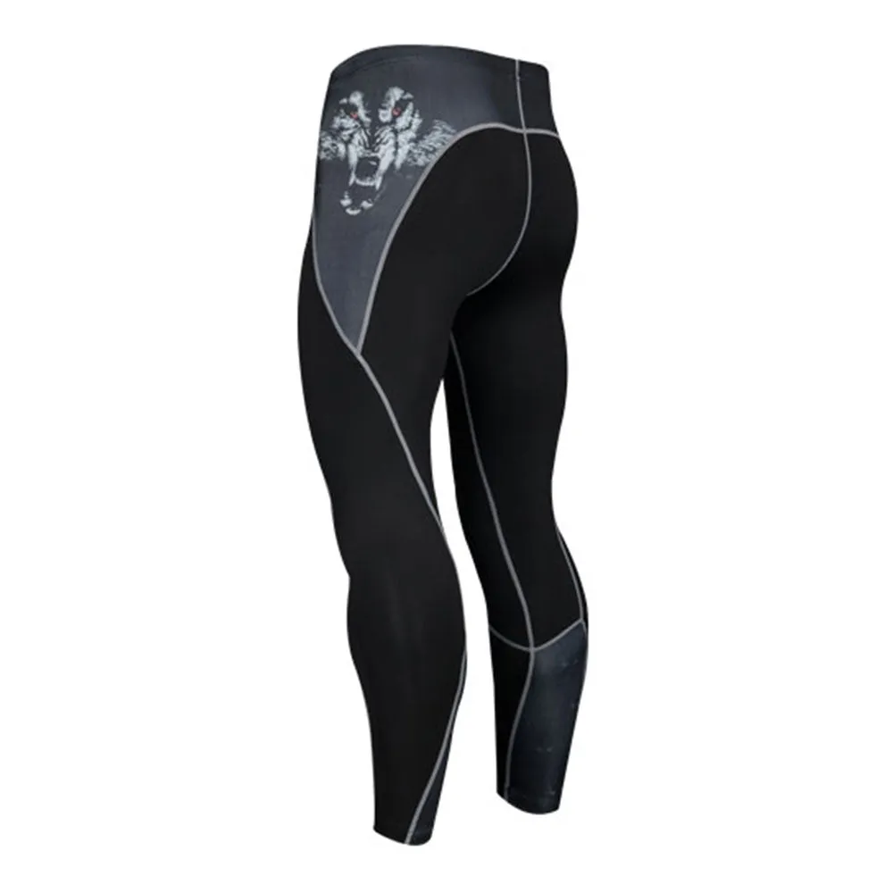 Lone Wolf 2 Long Sleeve No Gi BJJ Compression Rash Guard & Leggings/Spats for Jiu Jitsu, MMA, Grappling & Wrestling Kit