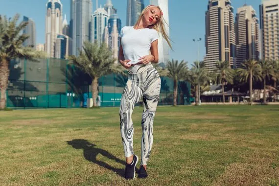 Marble Yoga Pant