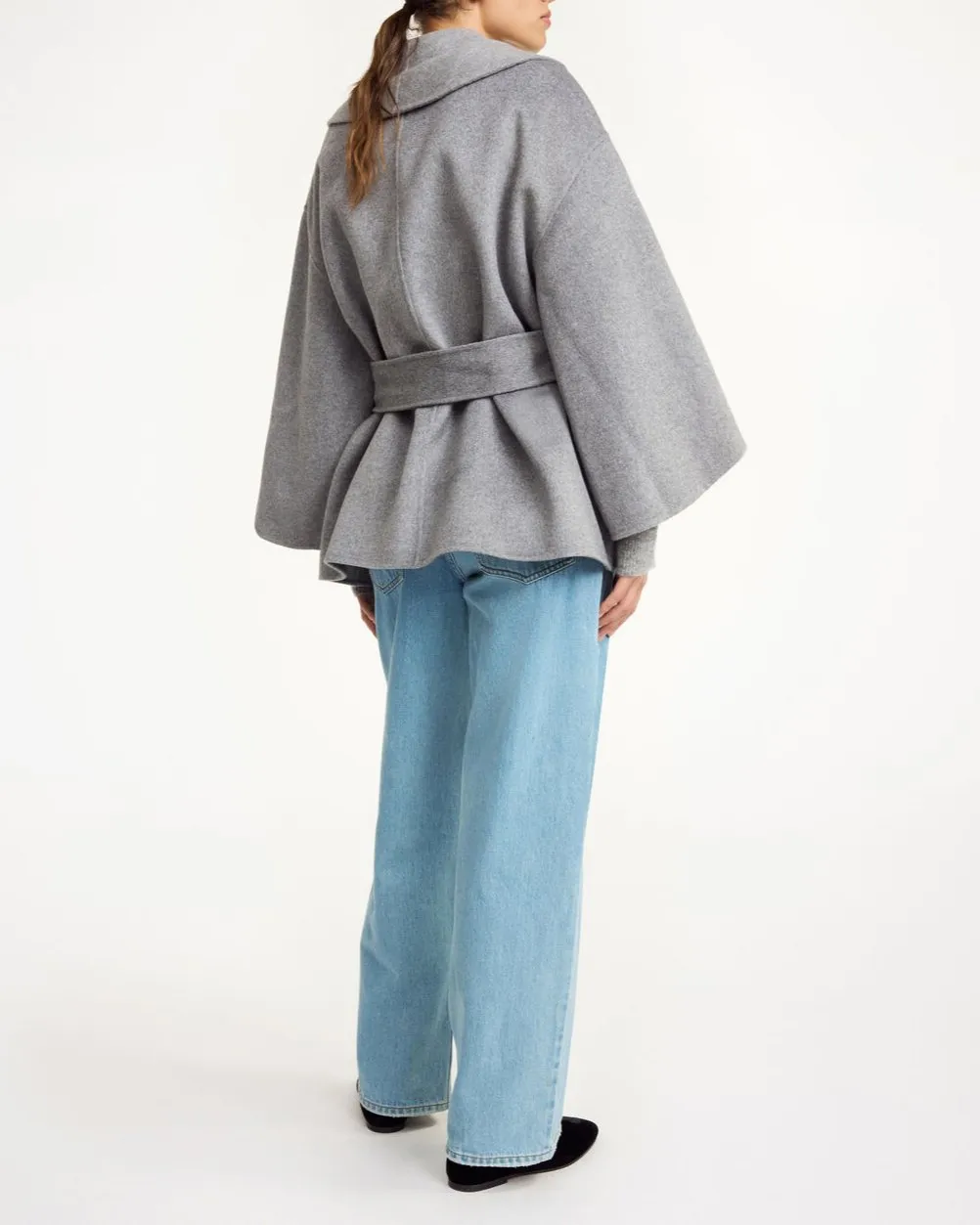 MARGITH COAT | GREY MELANGE
