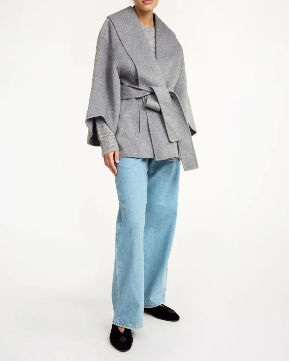 MARGITH COAT | GREY MELANGE