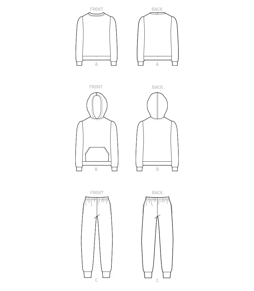 McCall's Pattern 8250 Children's Tops and Pants