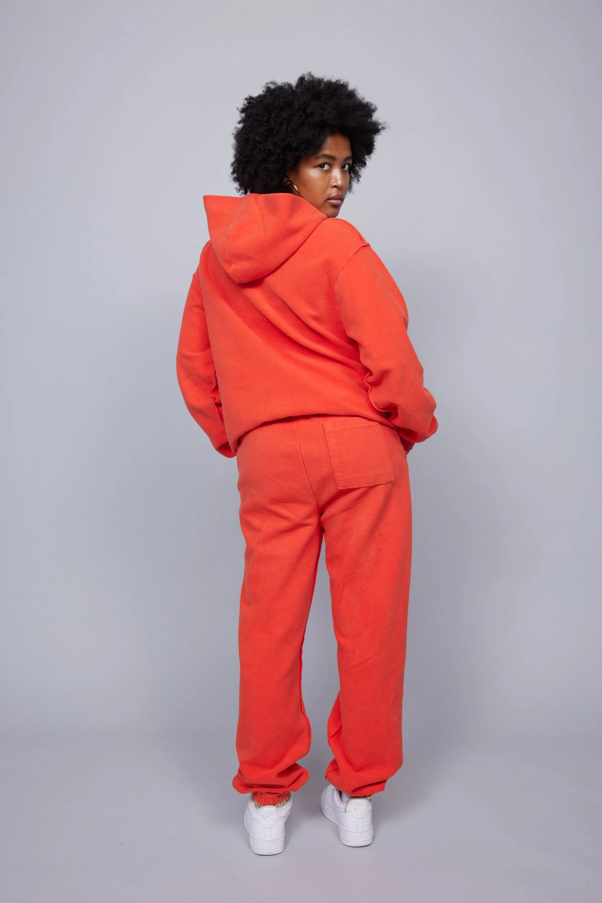 ME. Reverse Brushed Sweatpant - Blood Orange