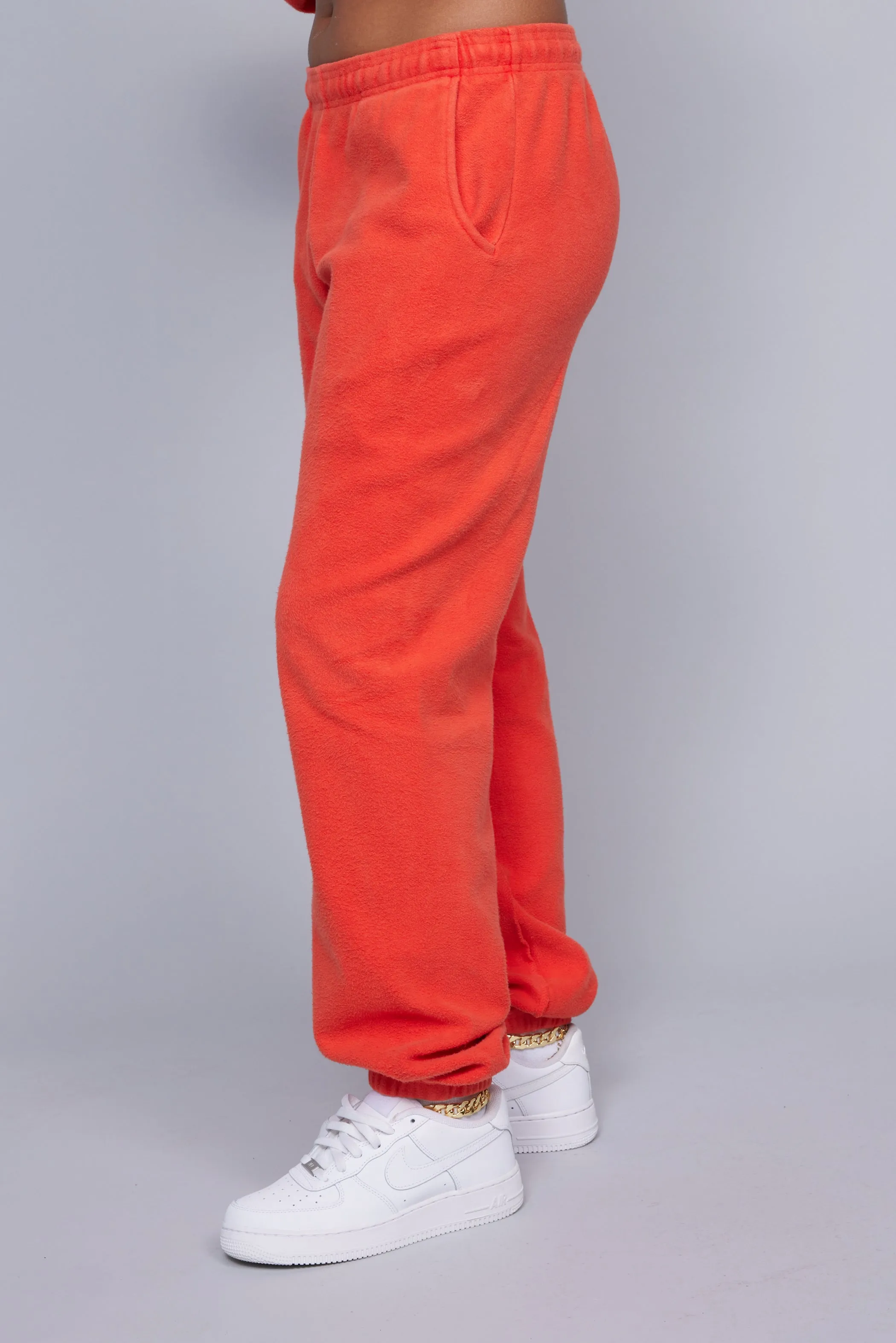 ME. Reverse Brushed Sweatpant - Blood Orange