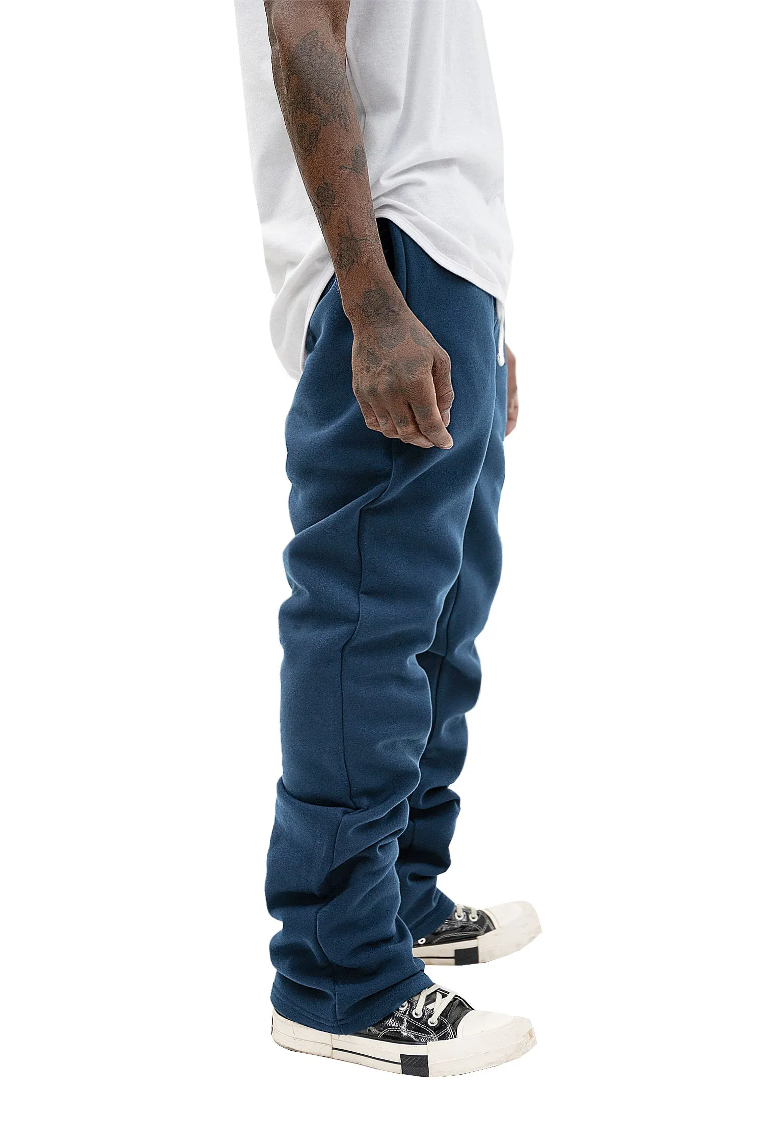 Men's Fleece Stacked Fit Sweat Pants