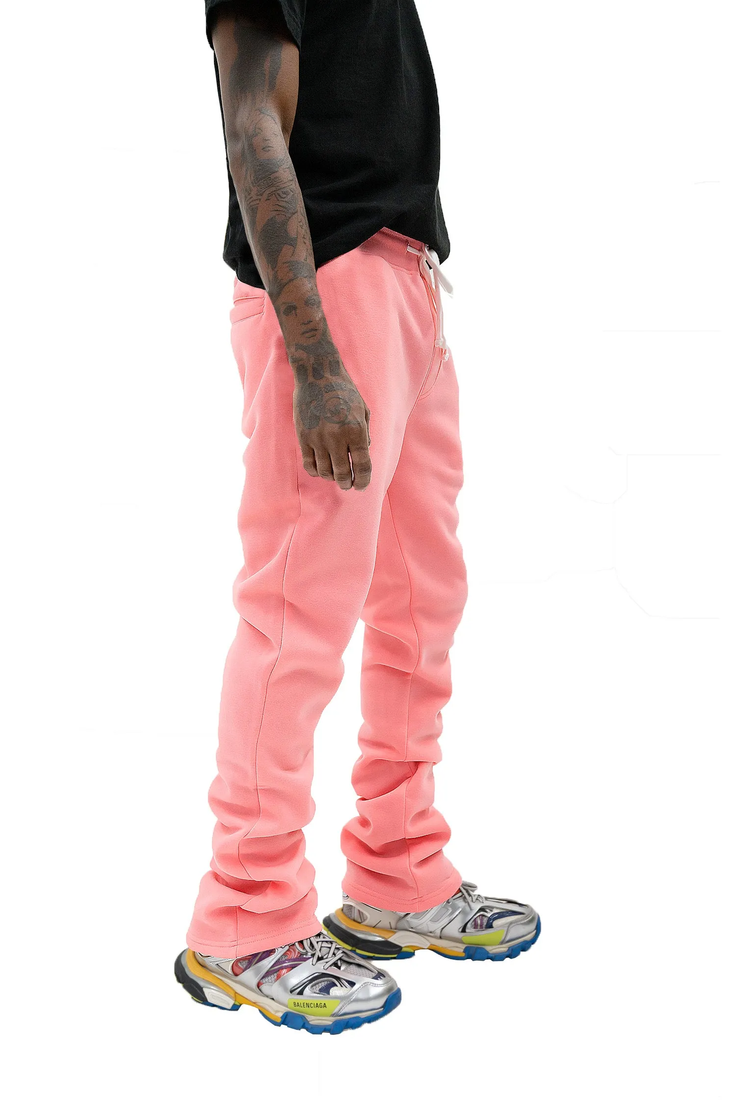 Men's Fleece Stacked Fit Sweat Pants
