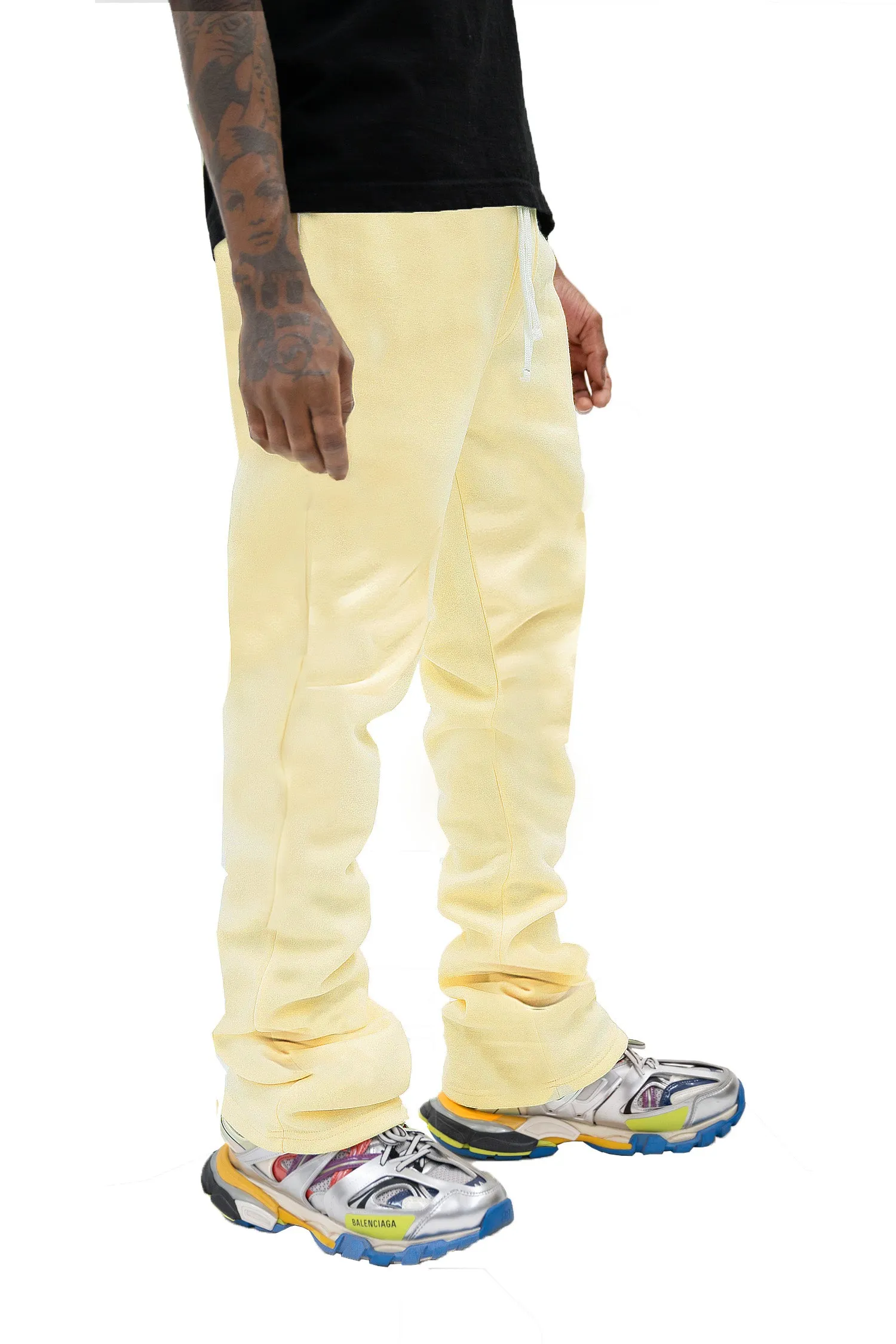 Men's Fleece Stacked Fit Sweat Pants