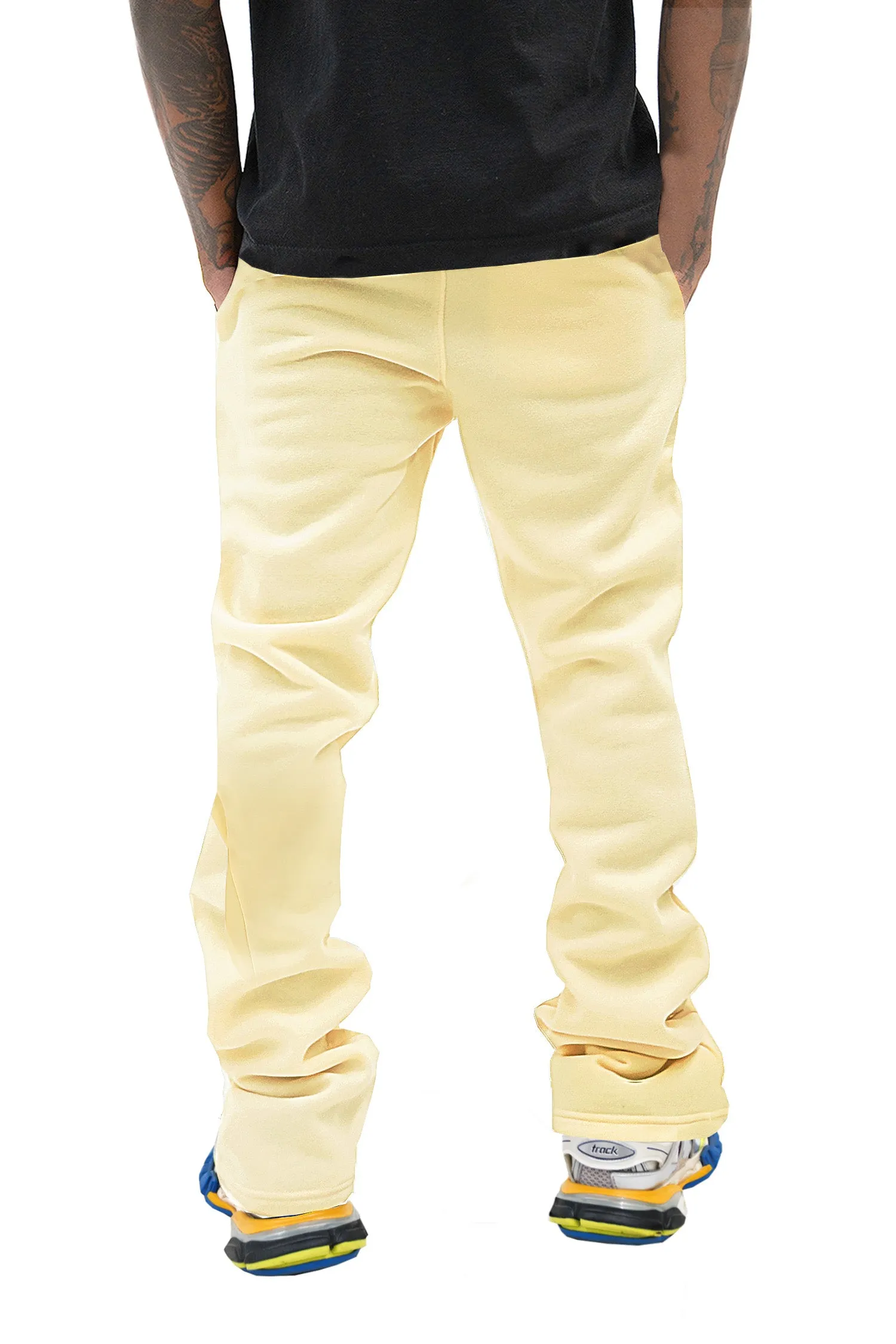 Men's Fleece Stacked Fit Sweat Pants