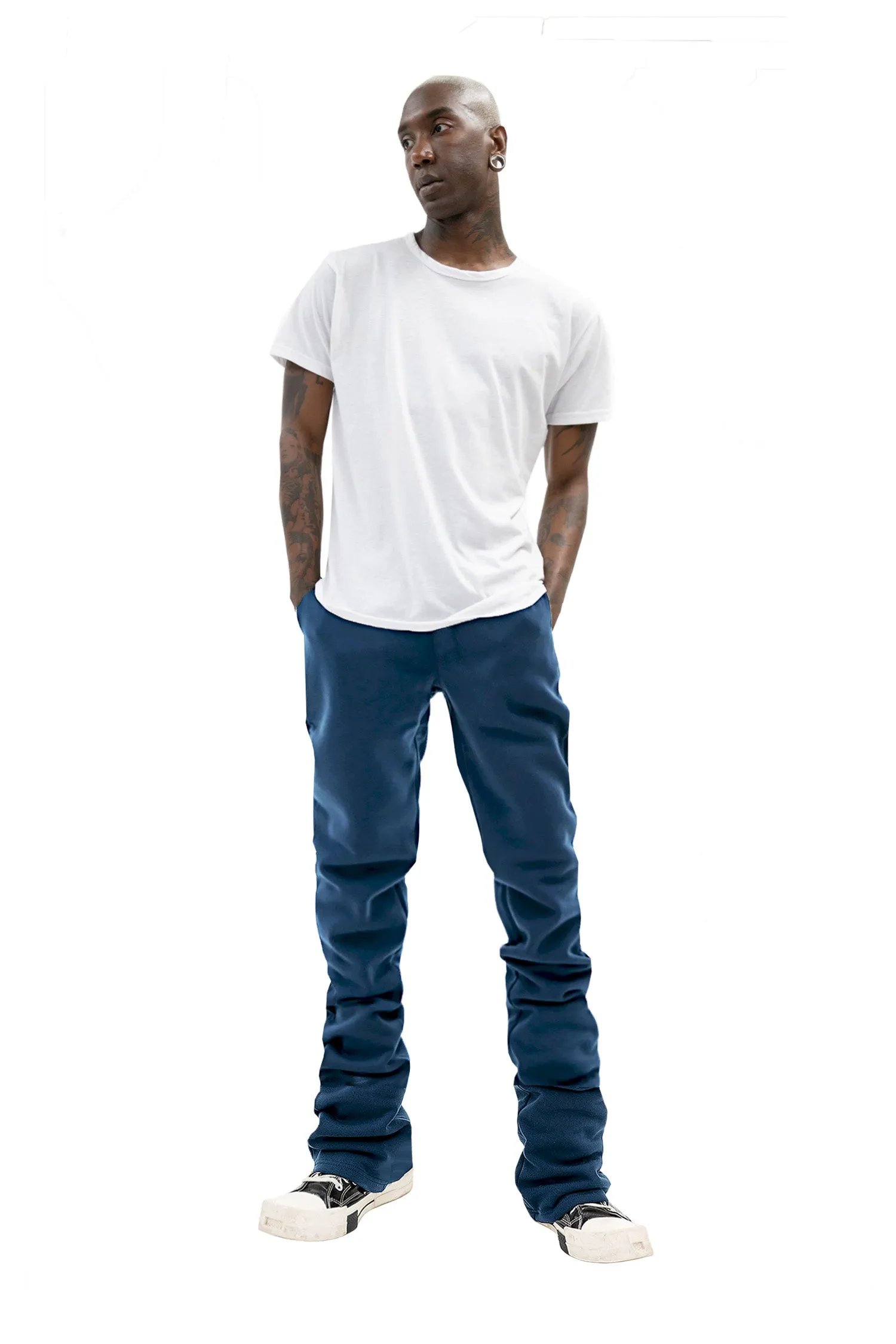 Men's Fleece Stacked Fit Sweat Pants