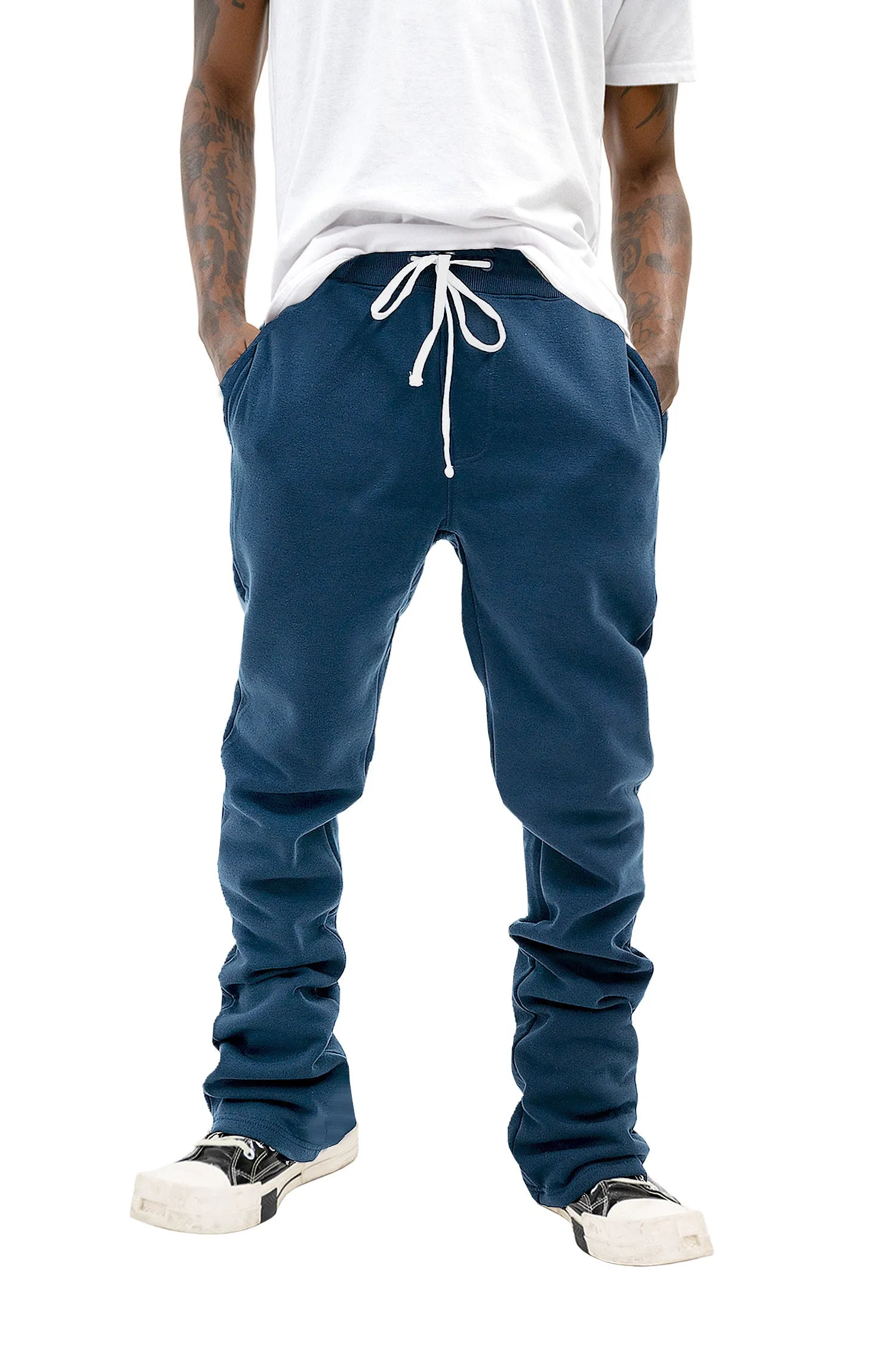 Men's Fleece Stacked Fit Sweat Pants