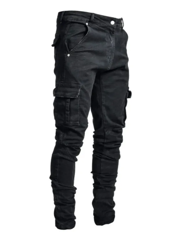Men's Side Pocket Skinny Jeans