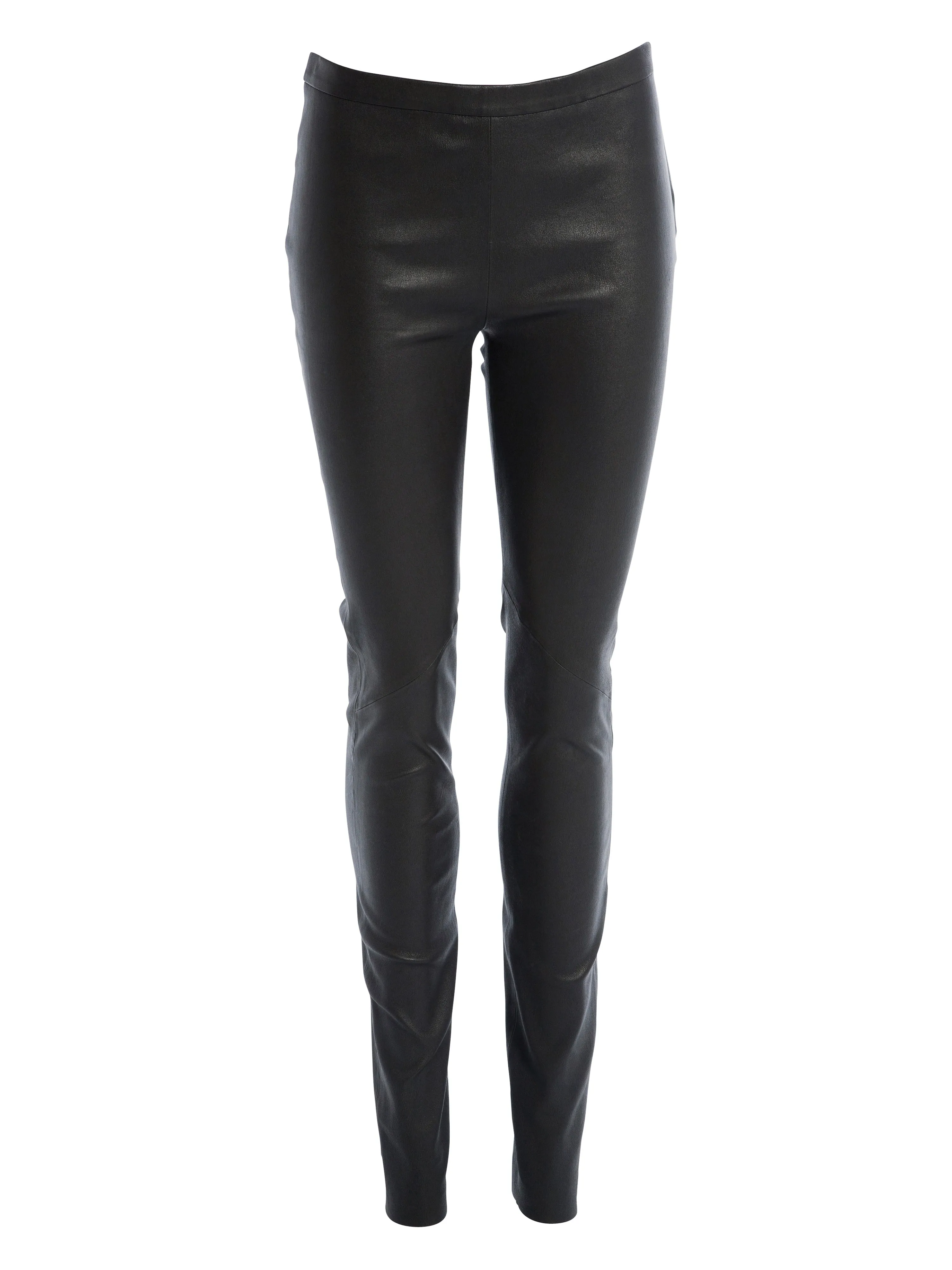 MILJA Lederleggings - Schwarz