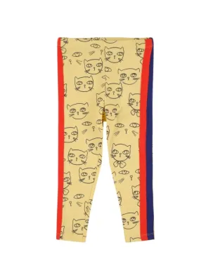 Mini Rodini   Printed stretch organic cotton leggings 