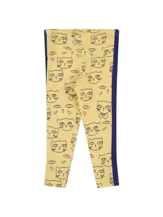 Mini Rodini   Printed stretch organic cotton leggings 