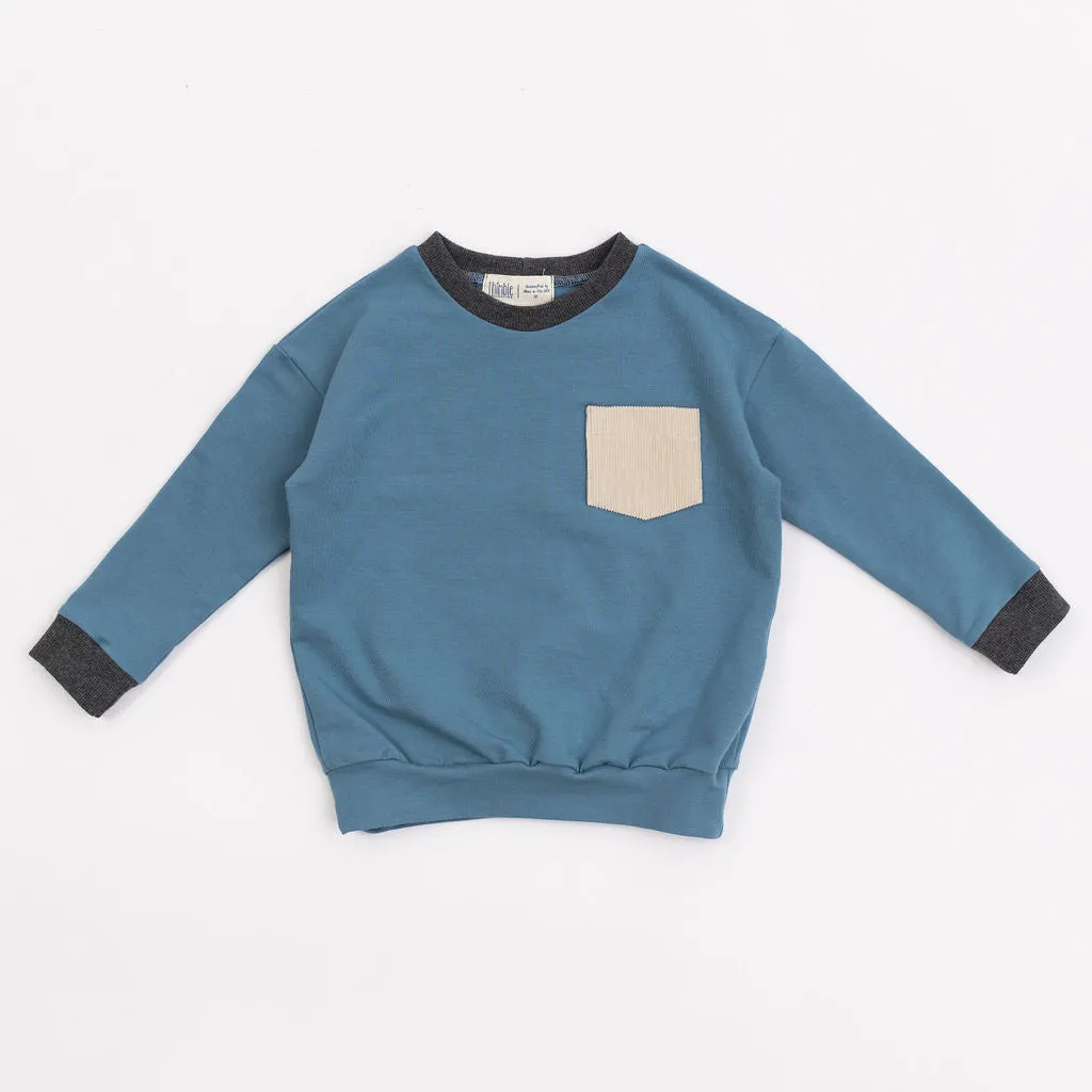 Modern Sweatshirt in Tide