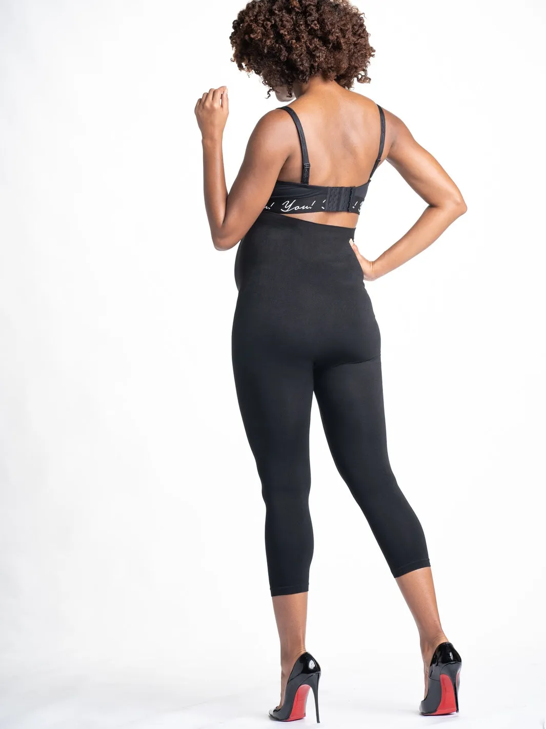 Mom's Night Out Crop Maternity Leggings