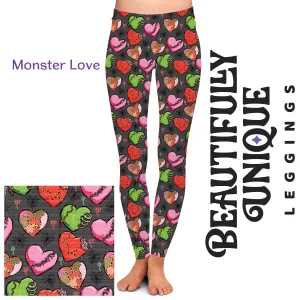 Monster Love (Exclusive) - High-quality Handcrafted Vibrant Leggings