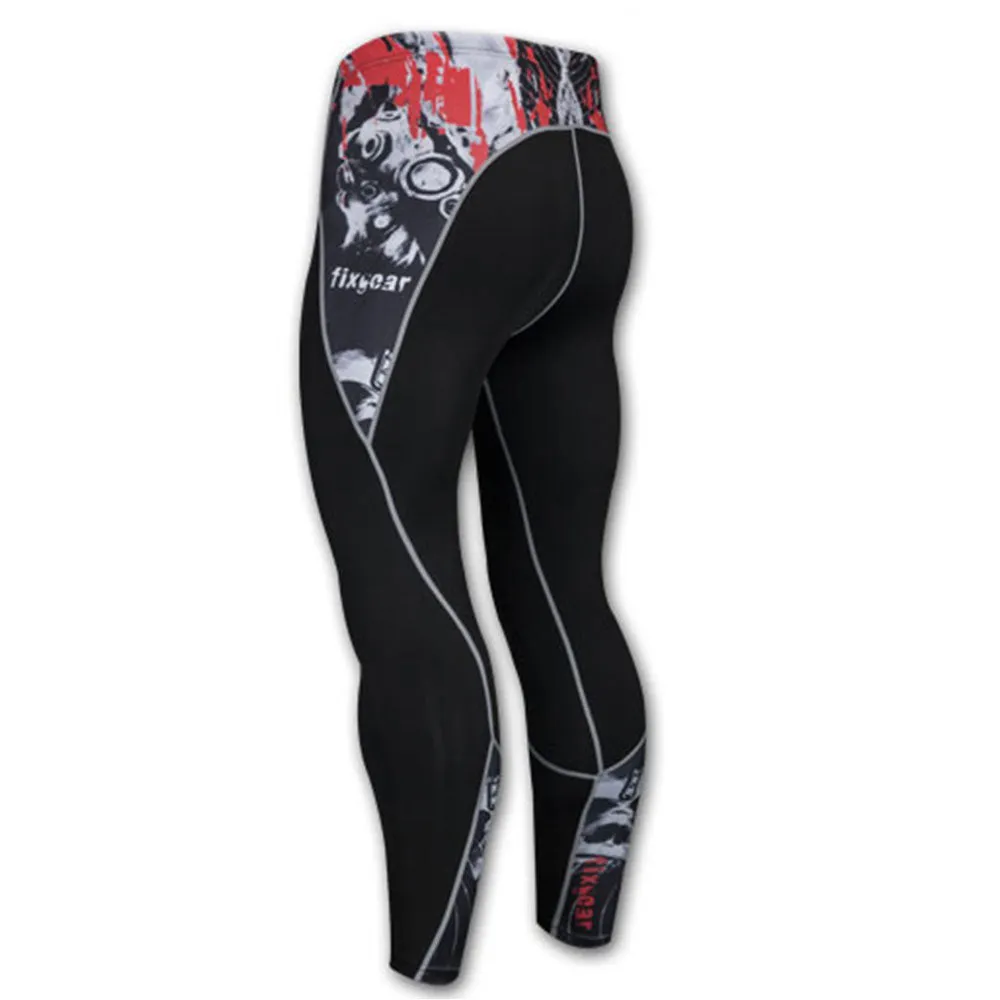 Motor City Madness Black 2 Long Sleeve No Gi BJJ Compression Rash Guard & Leggings/Spats for Jiu Jitsu, MMA, Grappling & Wrestling Kit