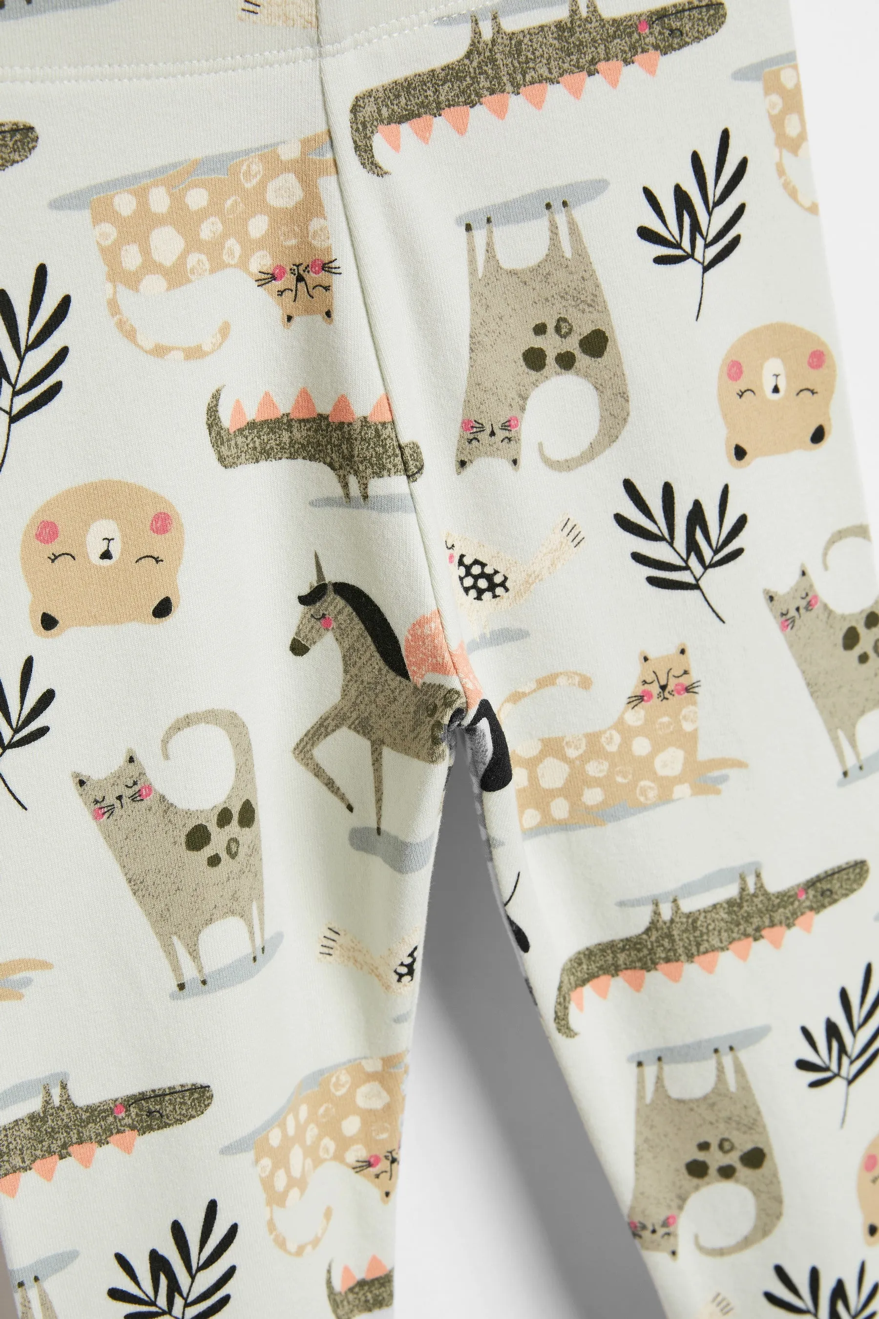 Next Mint Unicorn Baby Girls Leggings