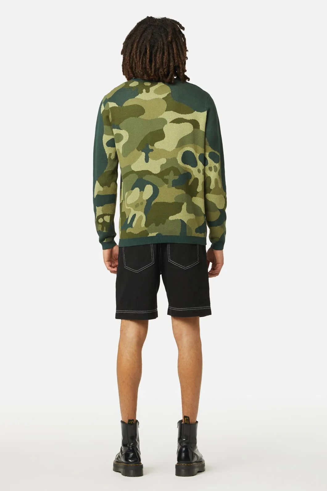 Nook Of The Garden Camo Knit Jumper