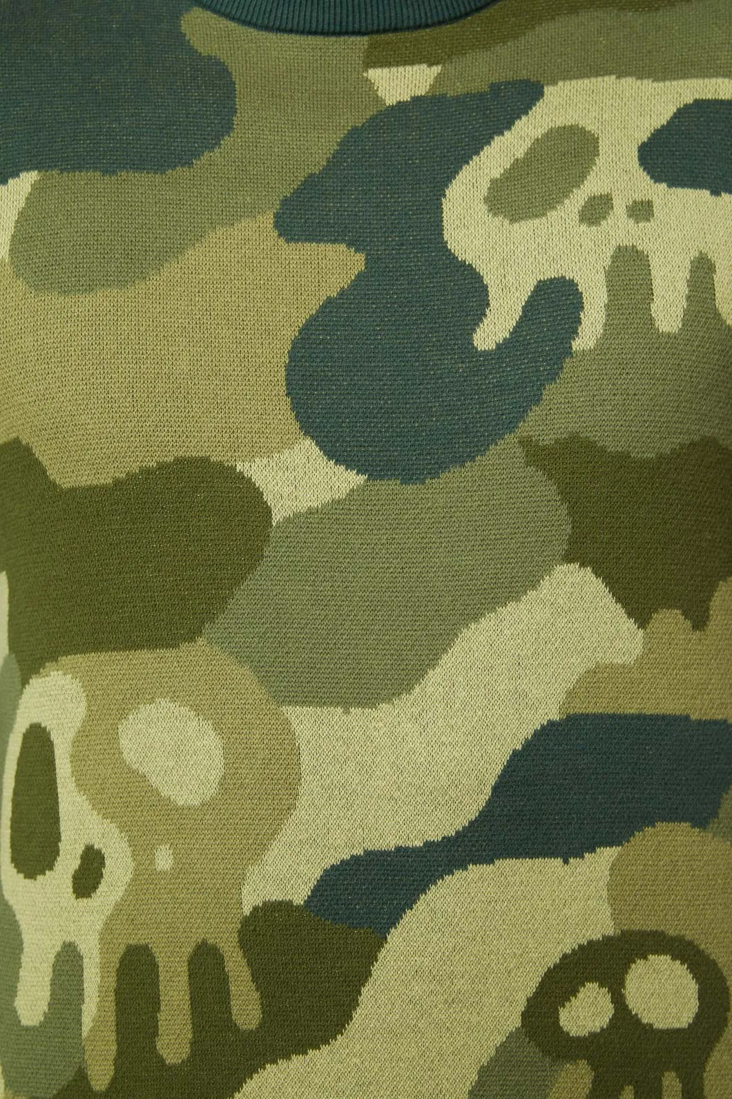 Nook Of The Garden Camo Knit Jumper