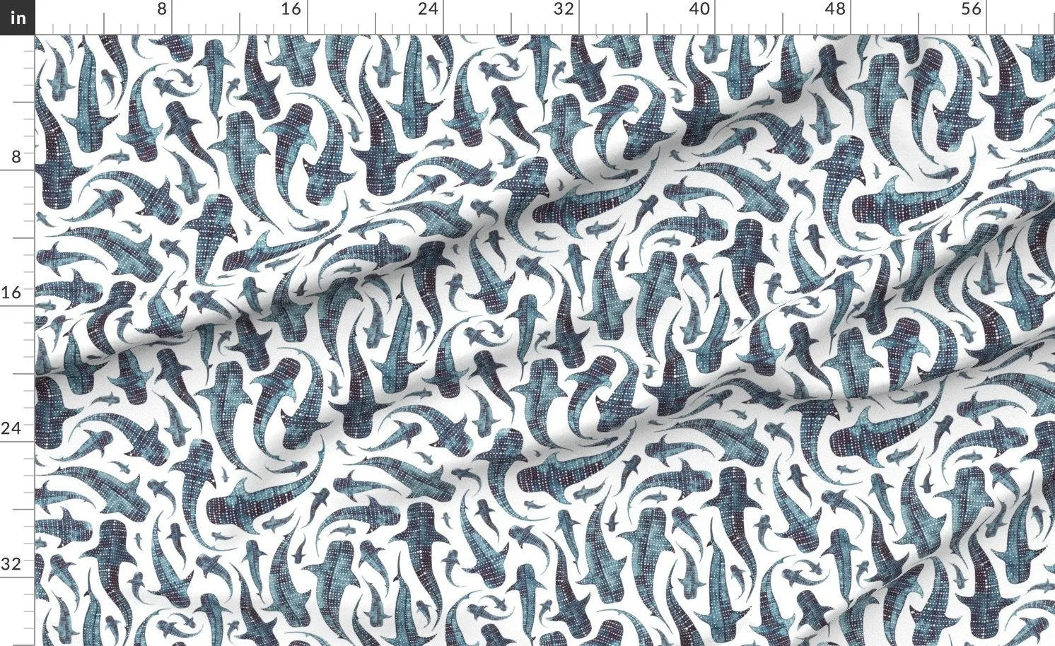 Ocean Swaddle   Band or Beanie,Watercolor Whale Shark Swaddle,Under the Sea,Nautical Newborn,Nature Inspiration,Blue Teal