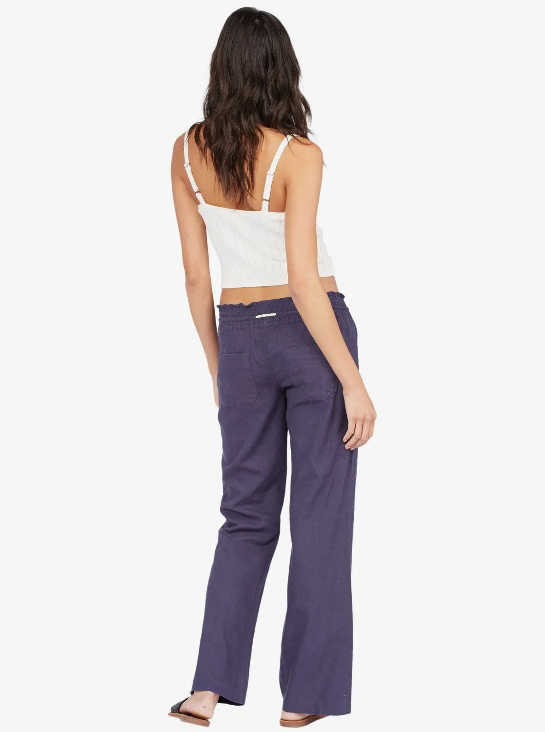 Oceanside Flared Pants - Mood Indigo