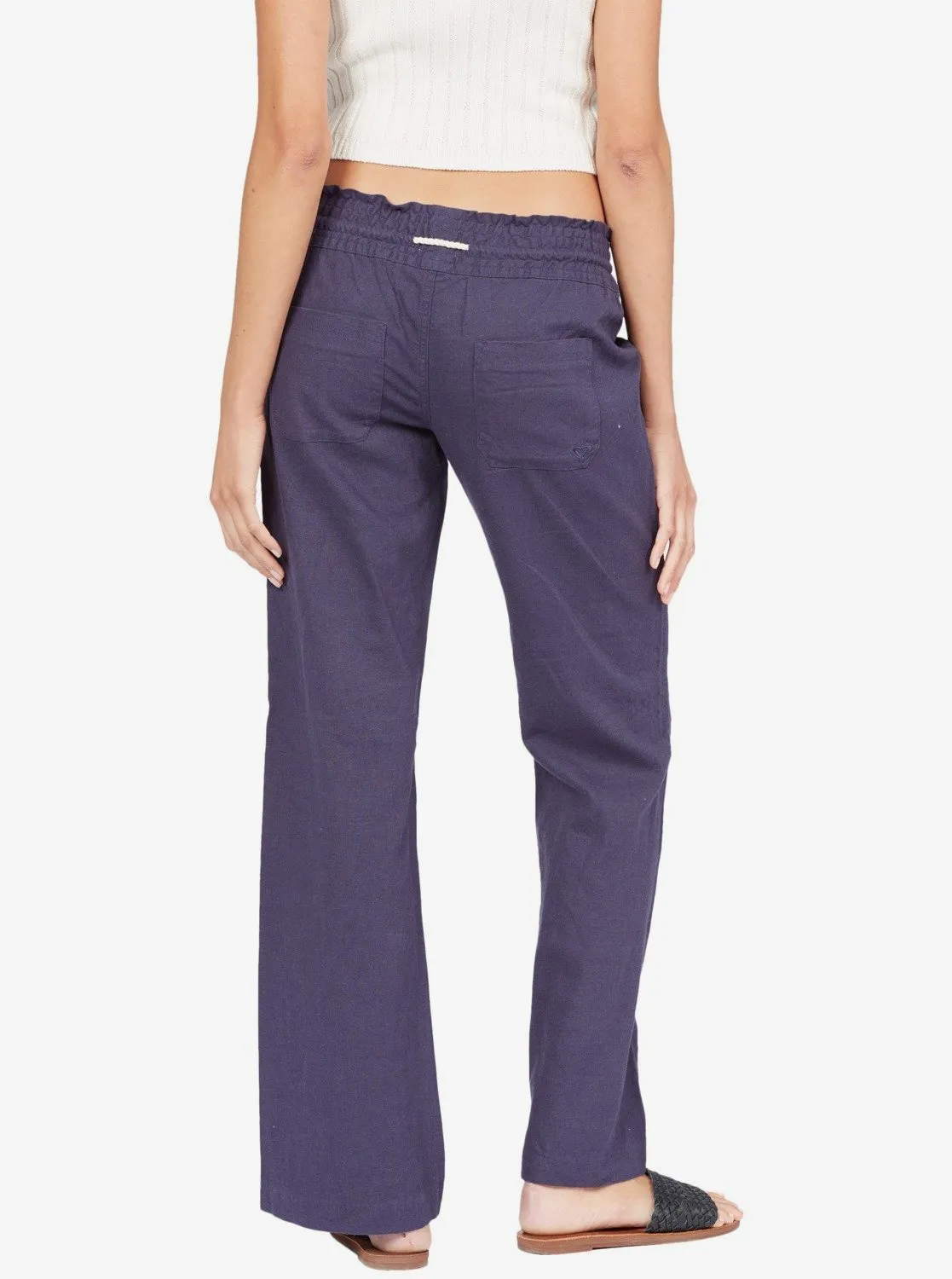 Oceanside Flared Pants - Mood Indigo