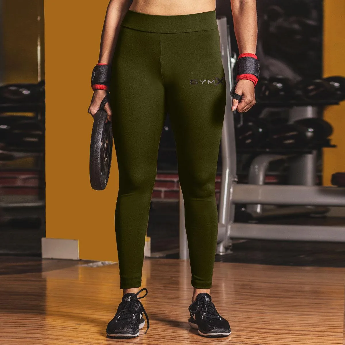 Olive Green Leggings - Essential Series- Sale