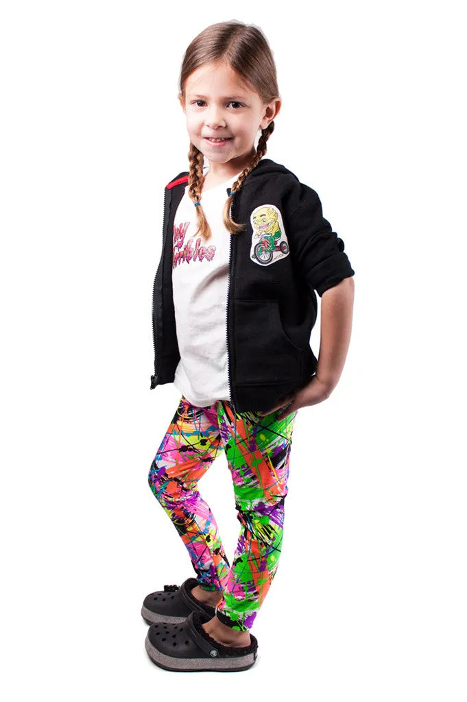 Paint Splatter Kids Leggings