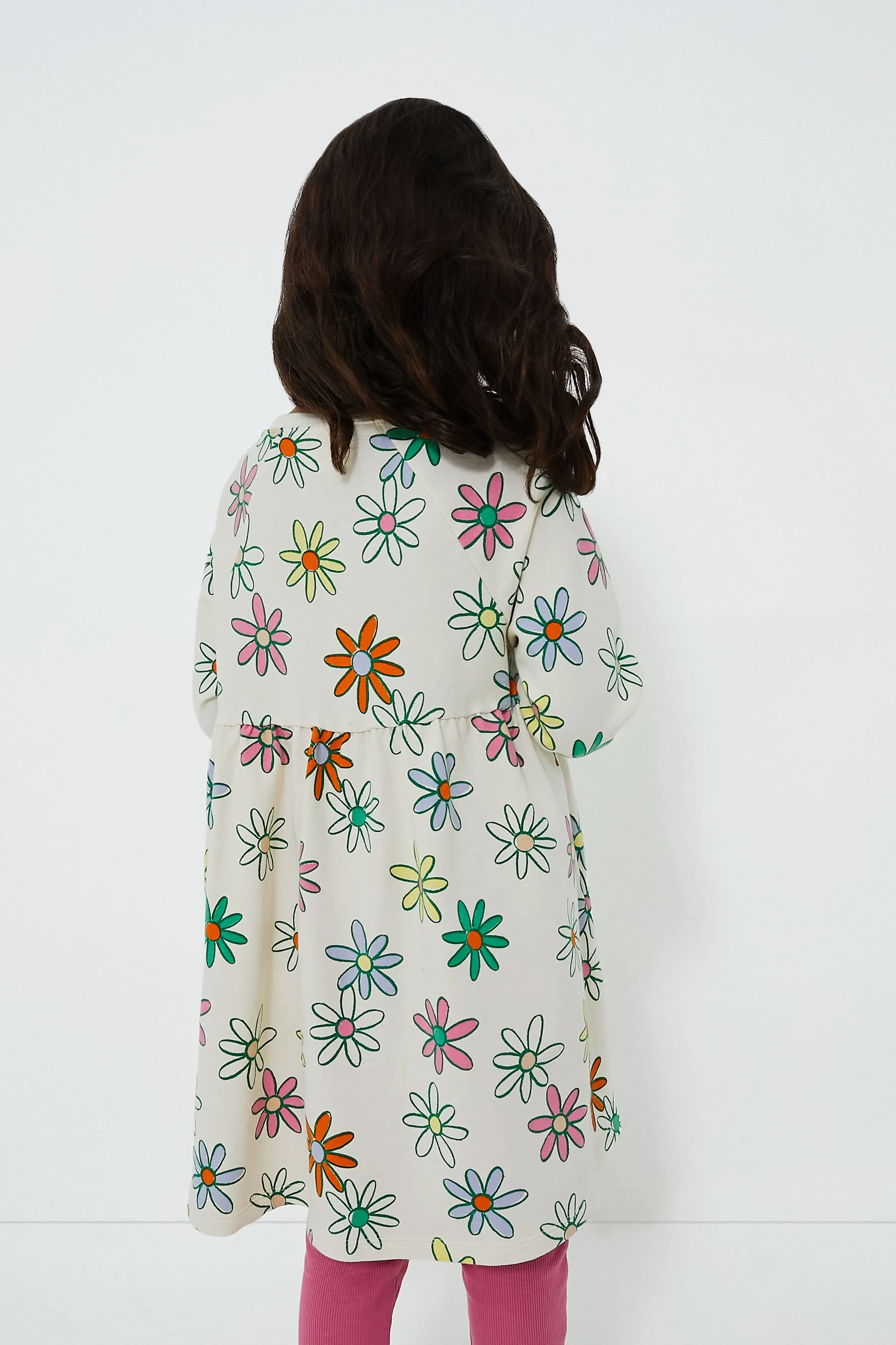 Painted Daisies Raglan Dress and Rib Leggings
