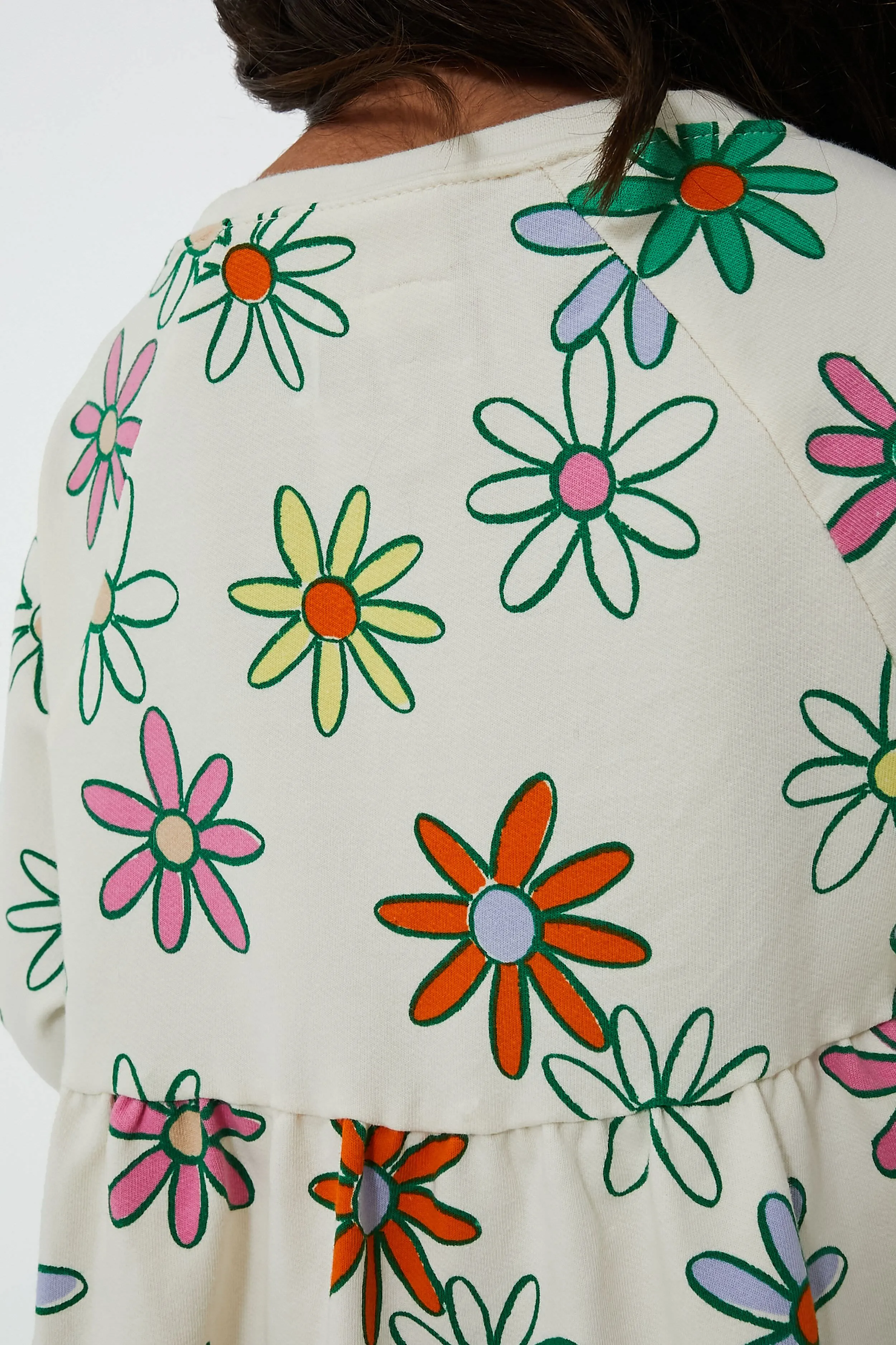 Painted Daisies Raglan Dress and Rib Leggings