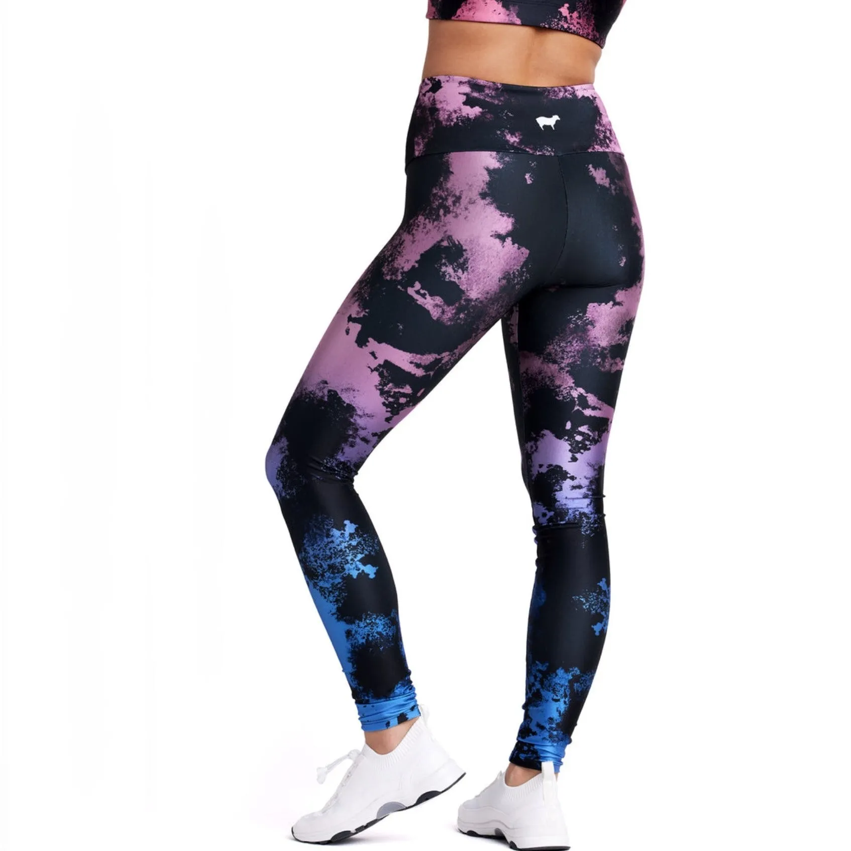 Pink Acid Wash Legging