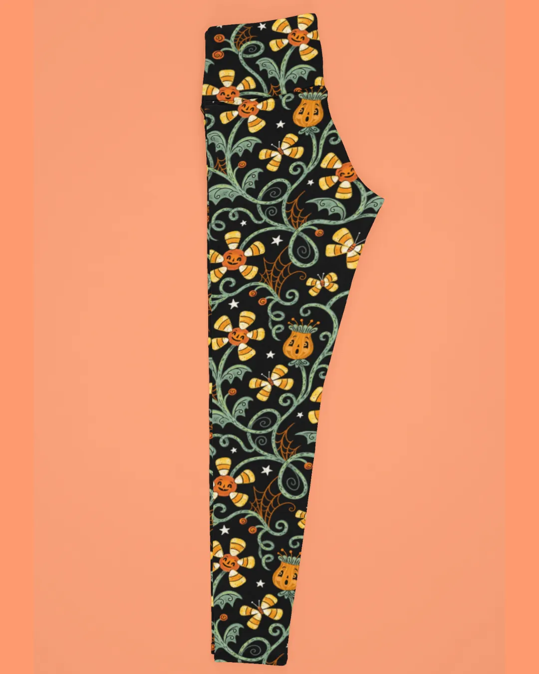 Pre-Order: Spooky Sweet Garden (Johanna Parker Exclusive) - High-quality Handcrafted Vibrant Leggings
