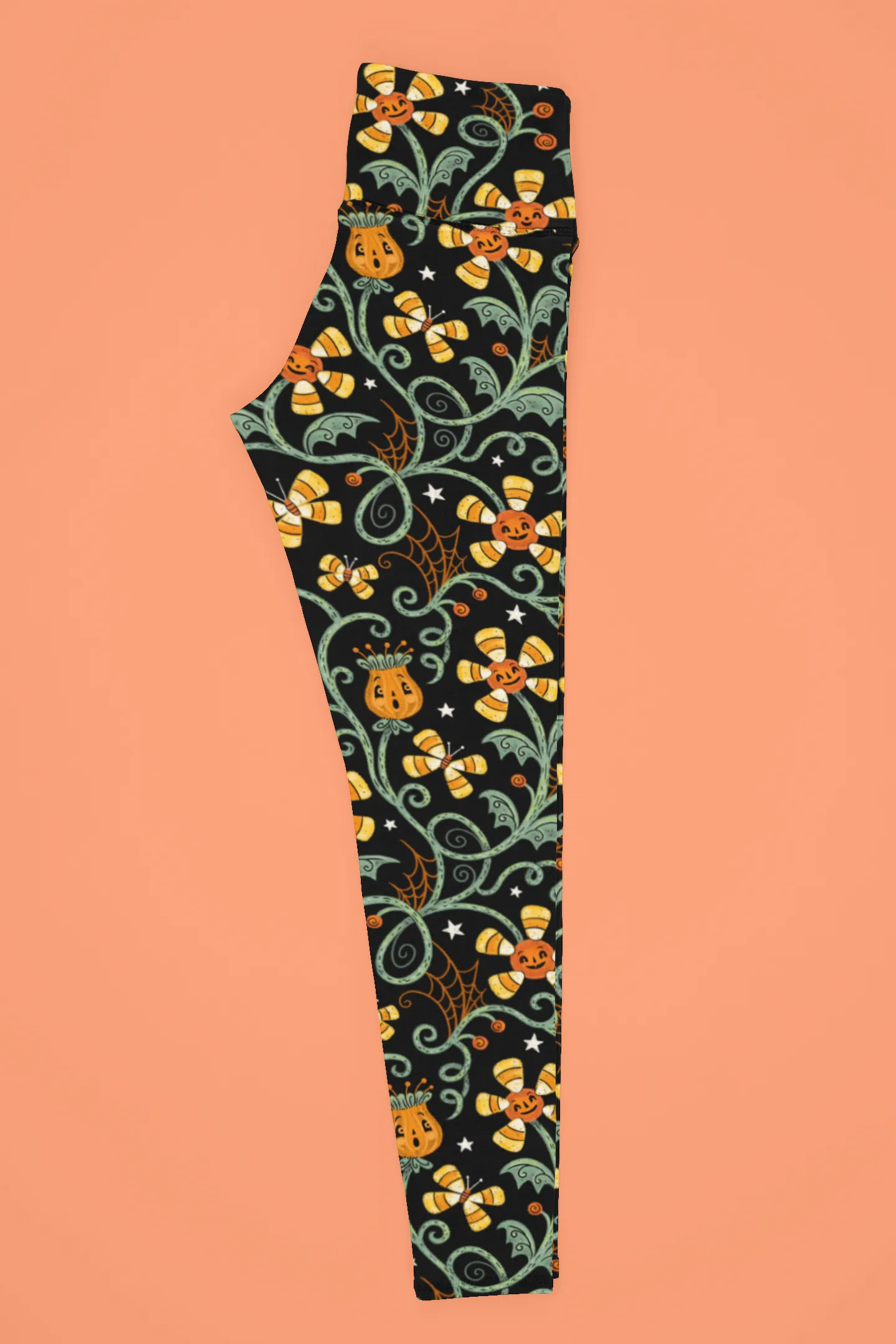 Pre-Order: Spooky Sweet Garden (Johanna Parker Exclusive) - High-quality Handcrafted Vibrant Leggings