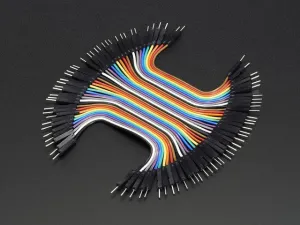 Premium Male/Male Jumper Wires - 40 x 3" (75mm)
