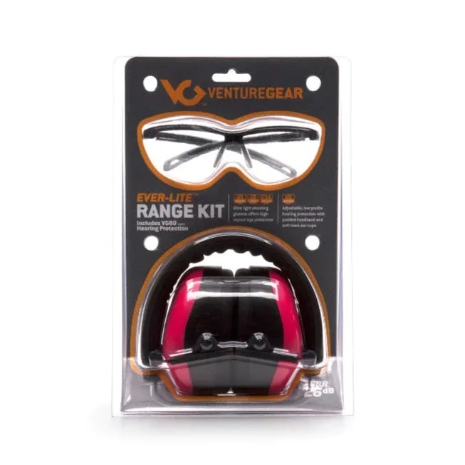 Pyramex® Venturegear Ever-Lite Range Kit - Passive Earmuffs - 25dB NRR