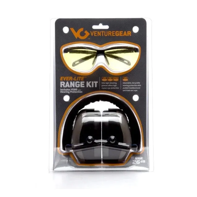 Pyramex® Venturegear Ever-Lite Range Kit - Passive Earmuffs - 25dB NRR