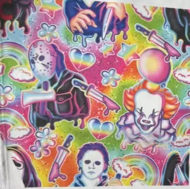 Rainbow Horror (Semi-Exclusive) - High-quality Handcrafted Vibrant Leggings