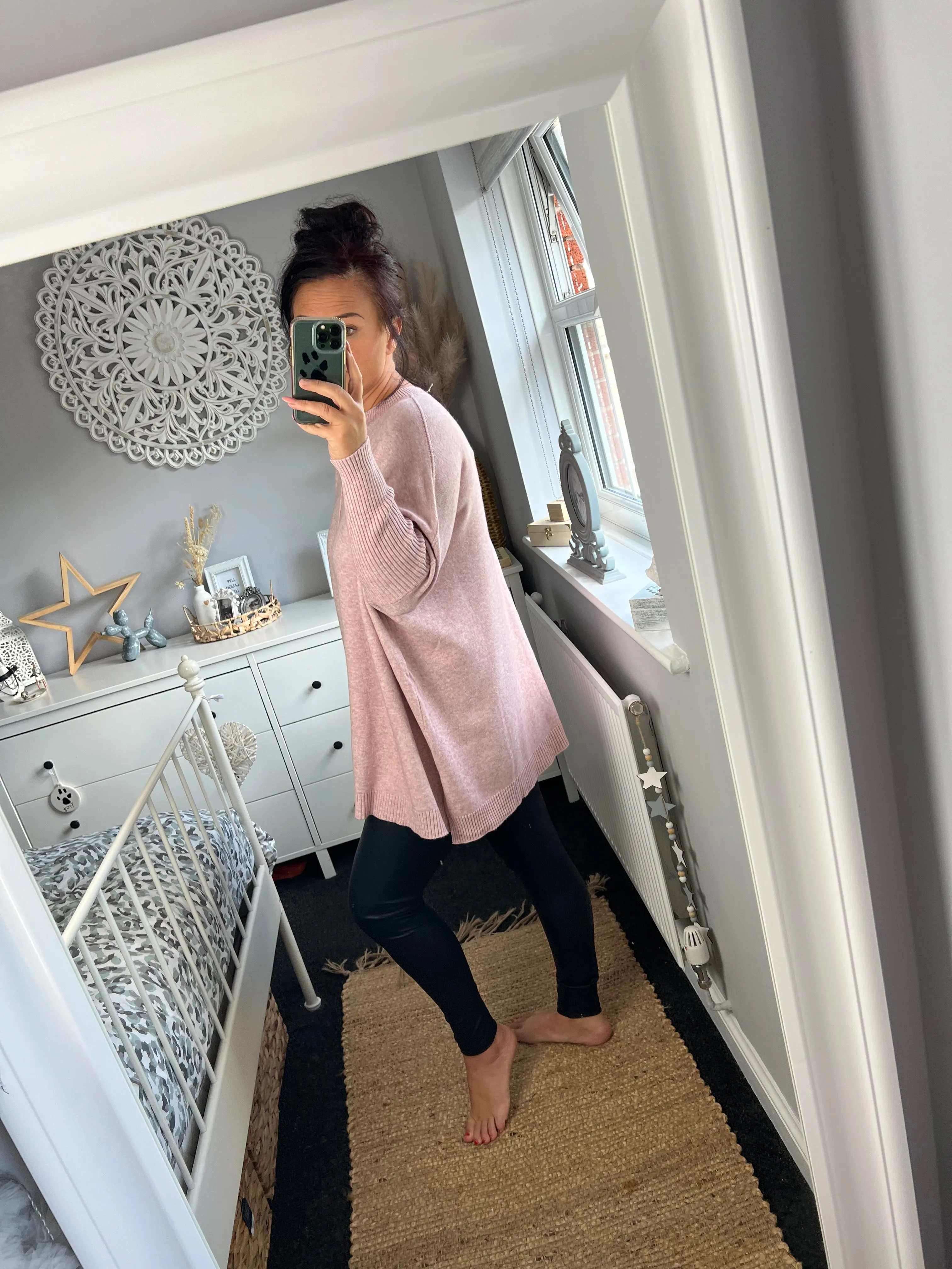 Round Neck Jumper - Blush