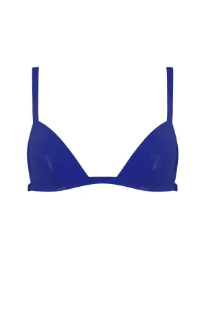 Royalblue Navy Latex Triangle Bra