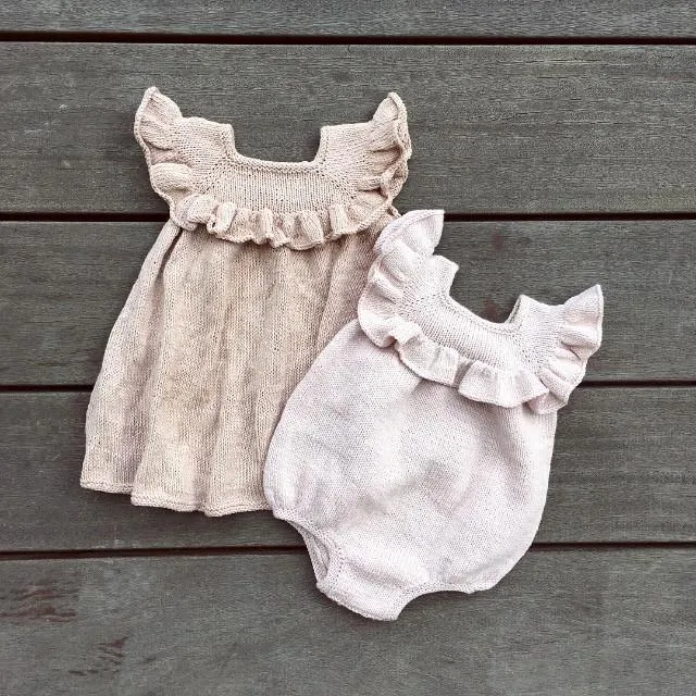 Ruffle Romper and Ruffle Dress