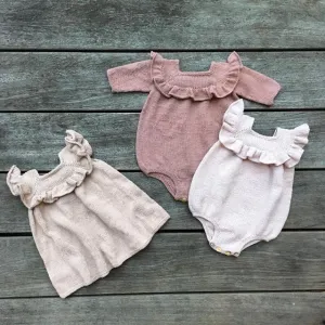 Ruffle Romper and Ruffle Dress