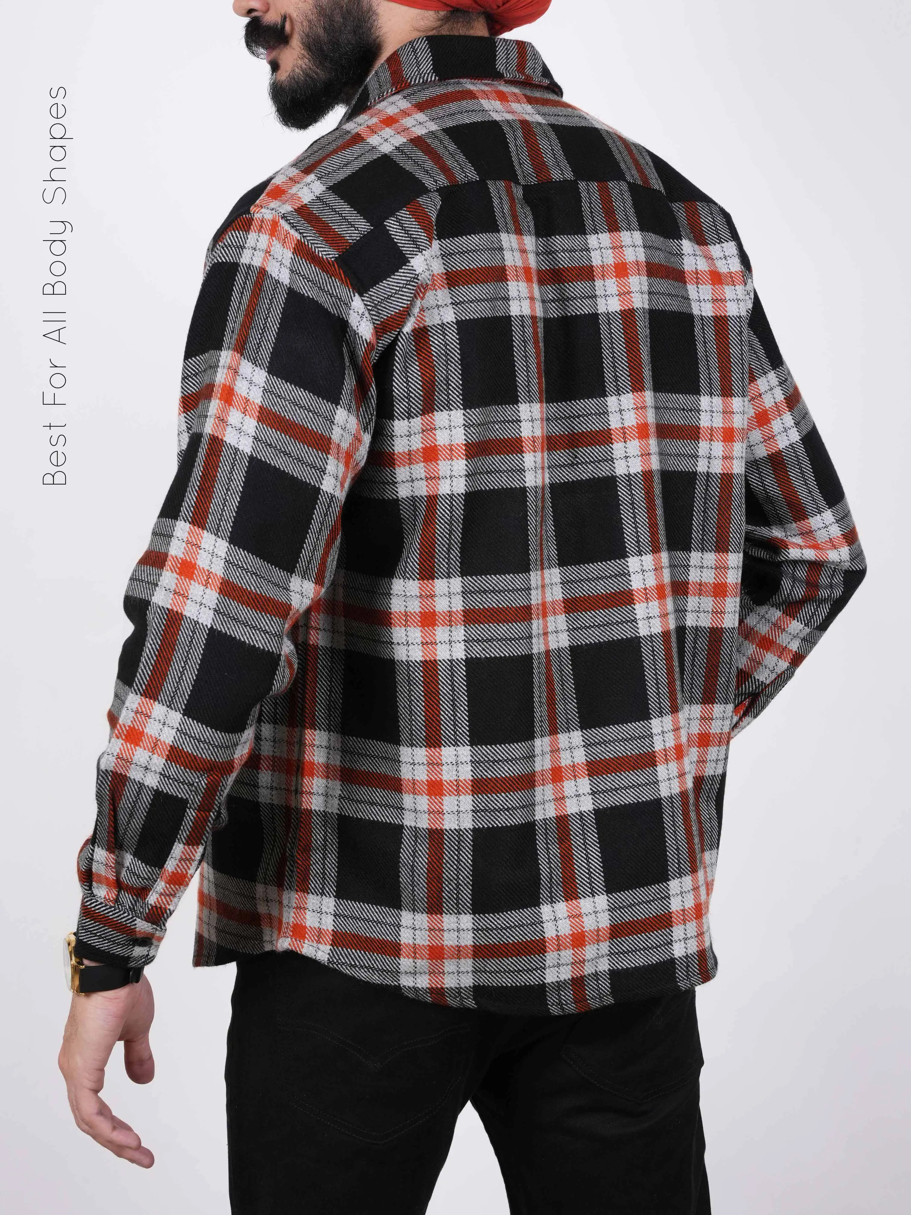 Rustic Black Shacket