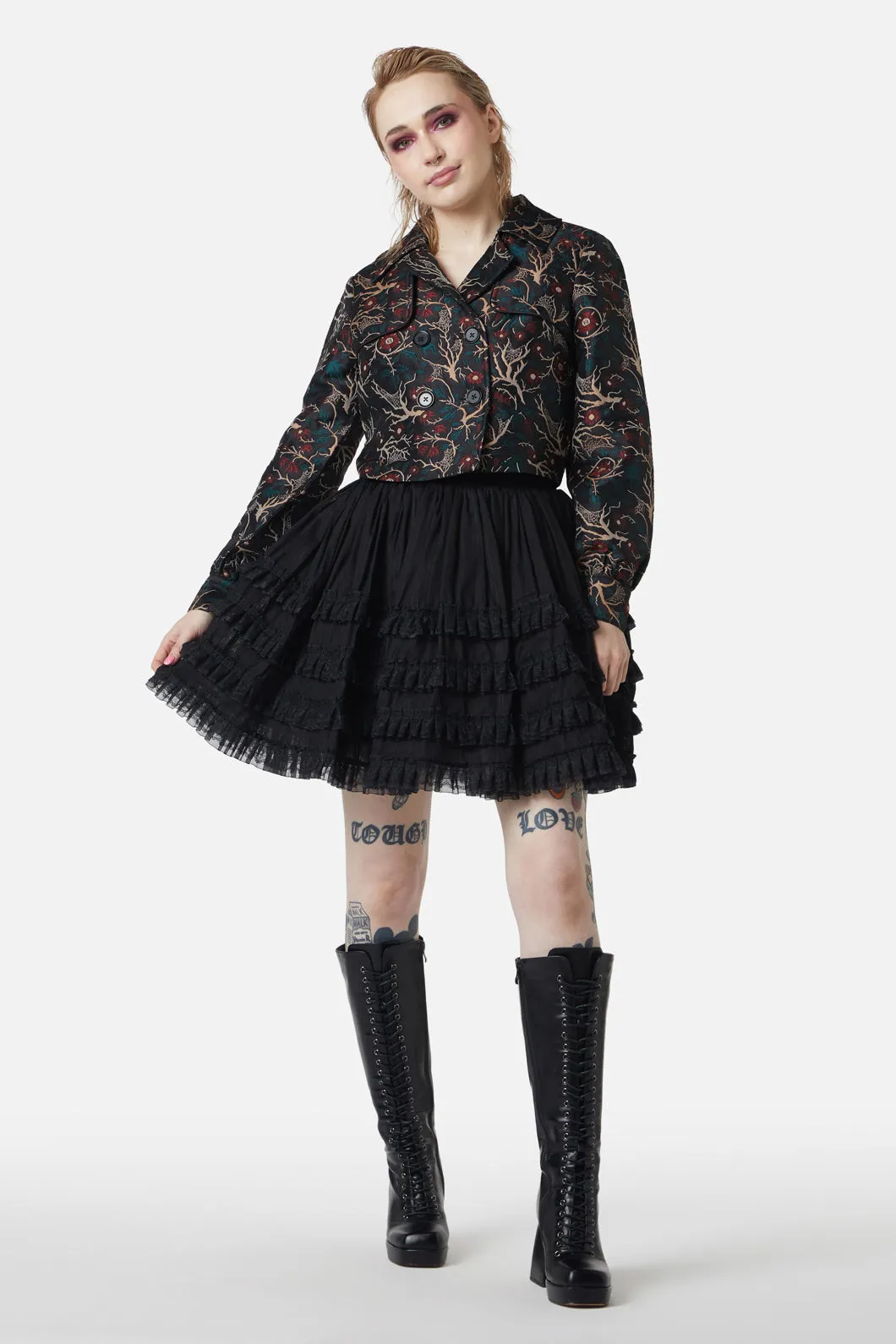 Satis Ruin Crop Jacket