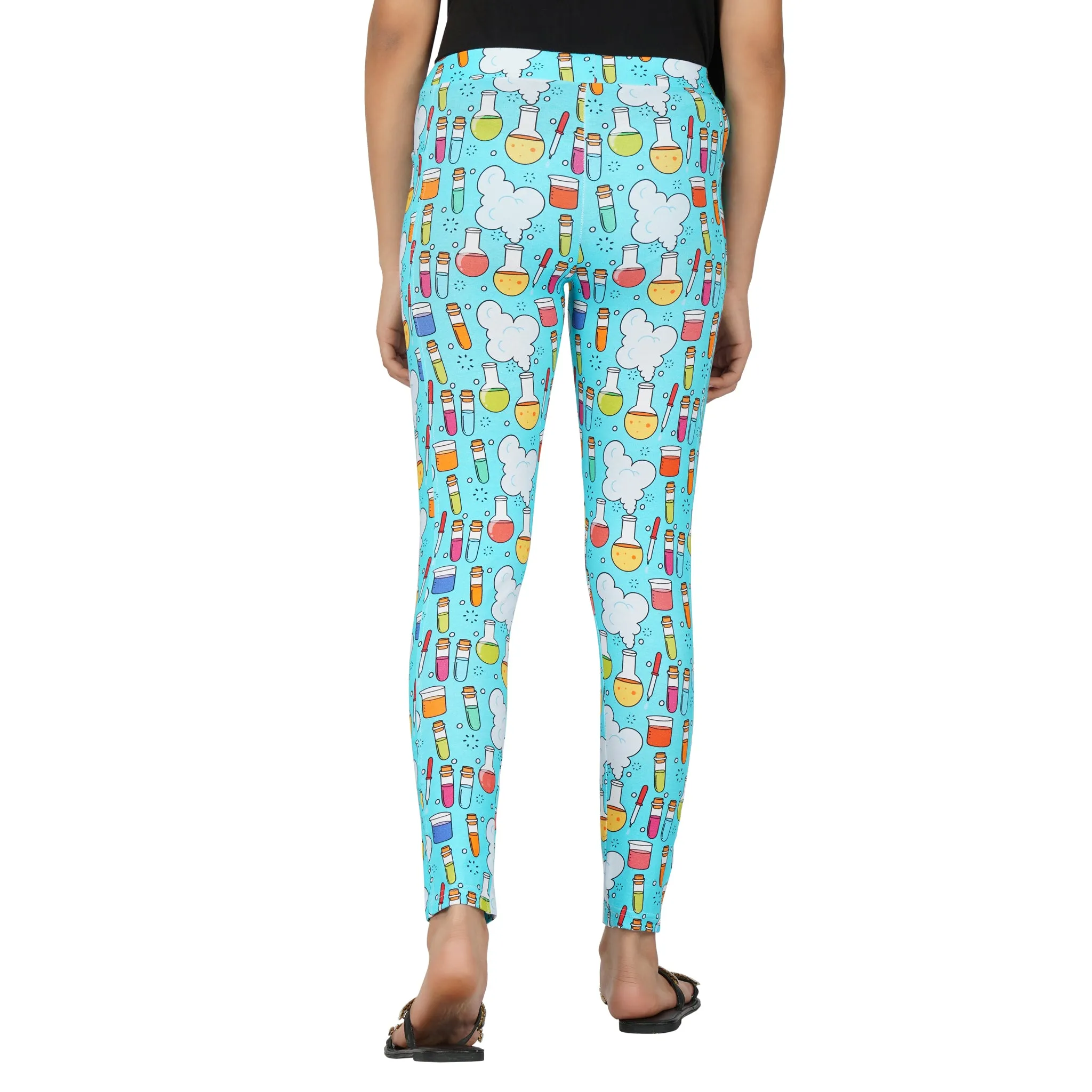 Science Equipment Kids Leggings with Pockets